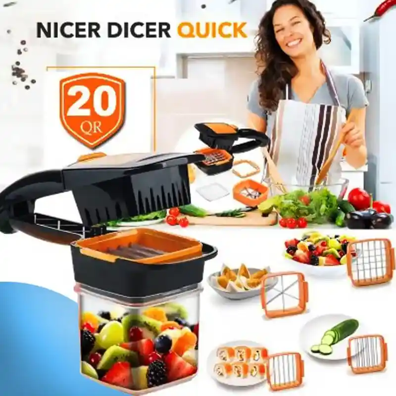 Quick nicer dicer (vegetable cutter)